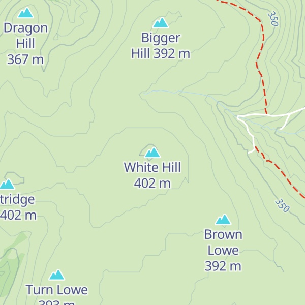 Map of White Hill