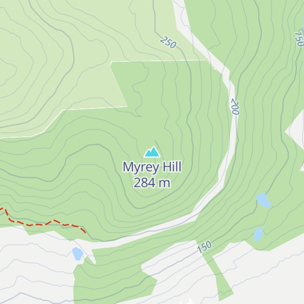 Map of Myrey Hill