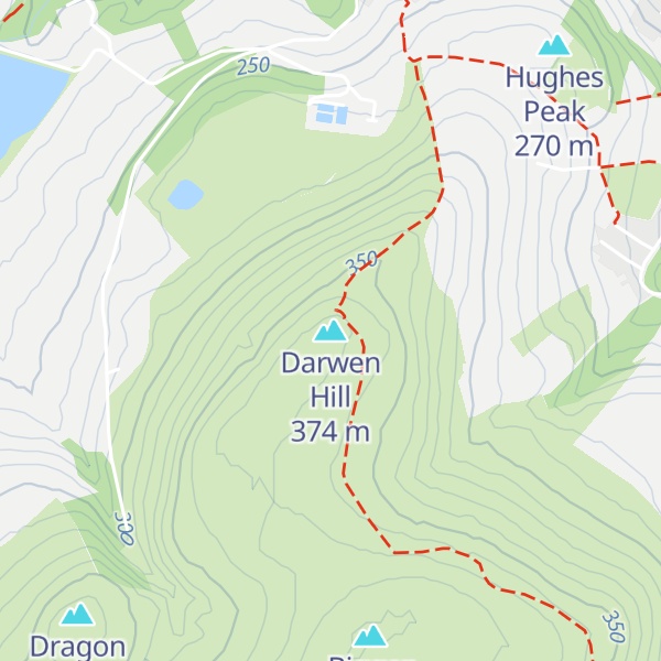 Map of Darwen Hill
