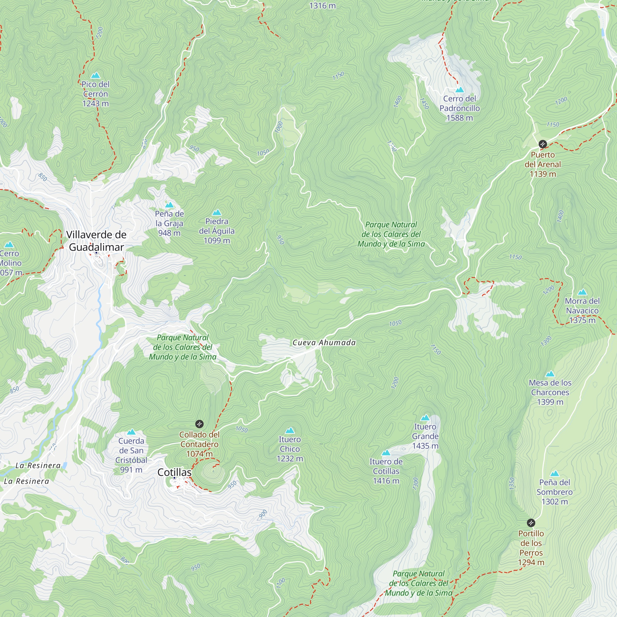 Cabañas Rurales "Rincón del Pernales" map