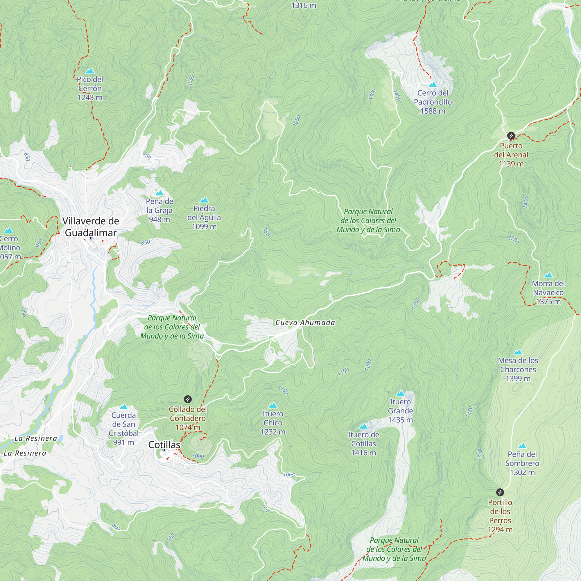 Cabañas Rurales "Rincón del Pernales" map