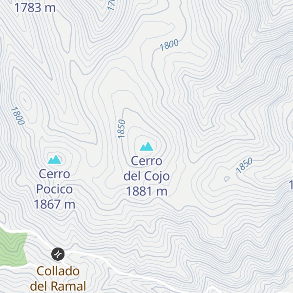 Map of Cerro del Cojo