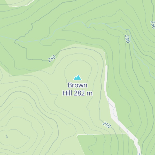 Map of Brown Hill