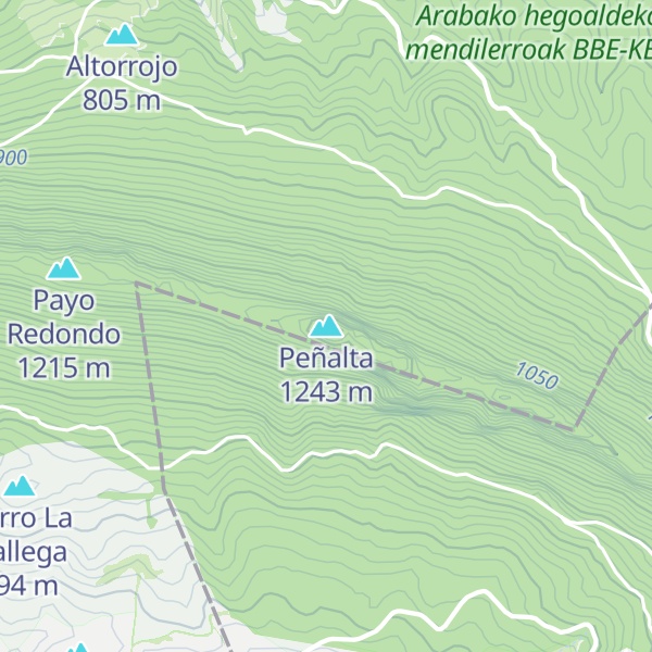 Map of Peñalta