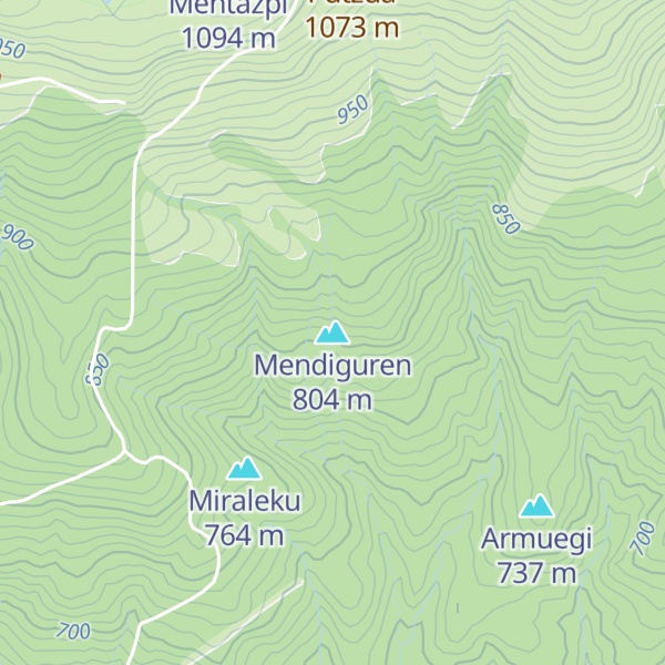 Map of Mendiguren