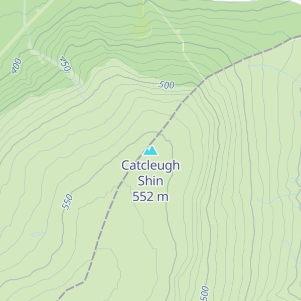 Map of Catcleugh Shin