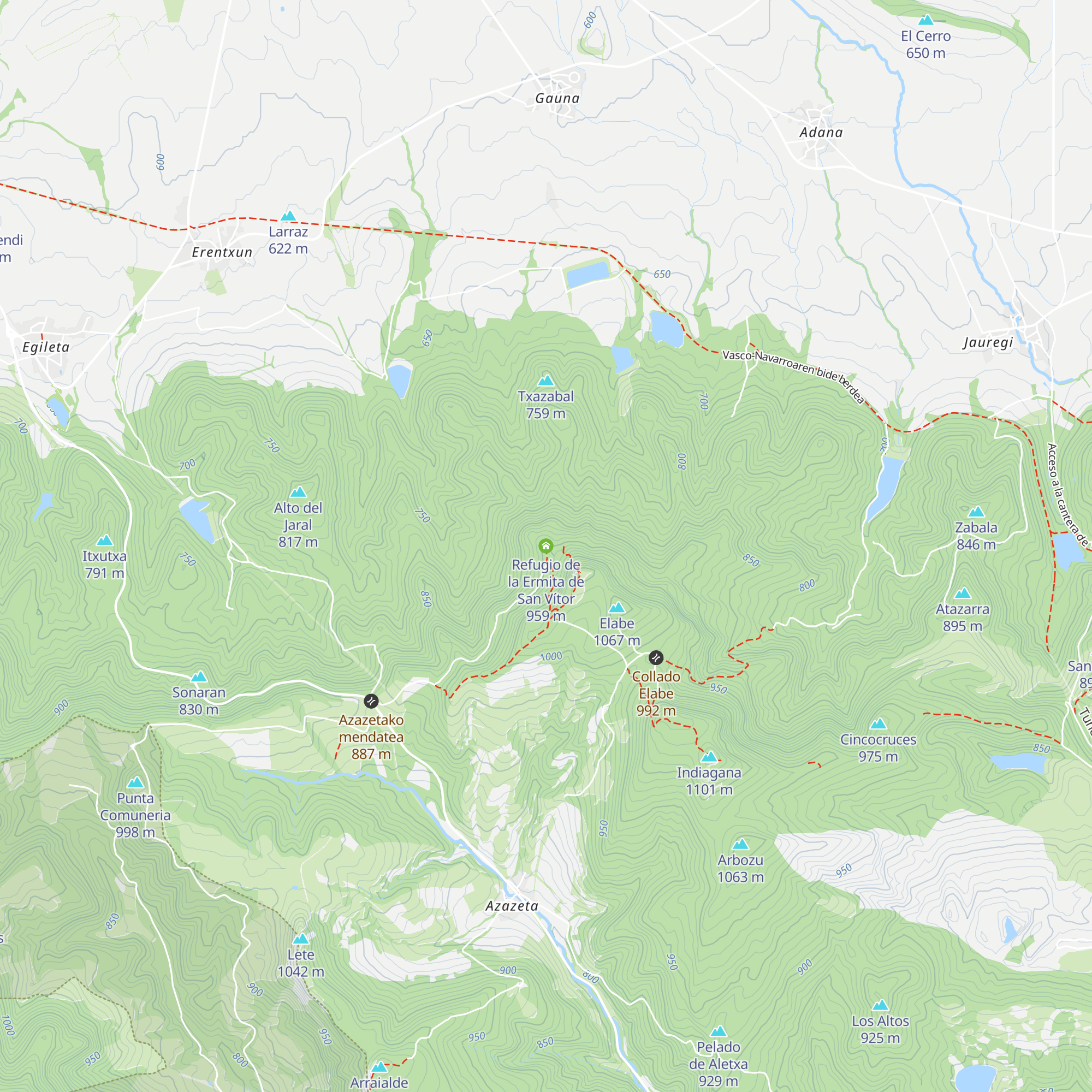 Refugio de la Ermita de San Vítor map