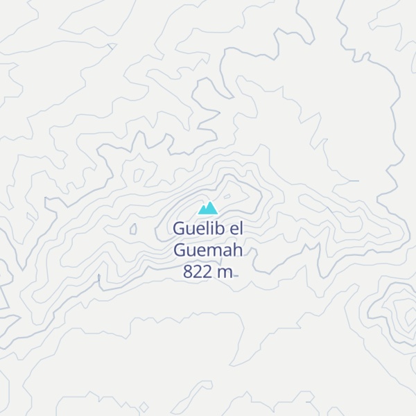 Map of Guelib el Guemah