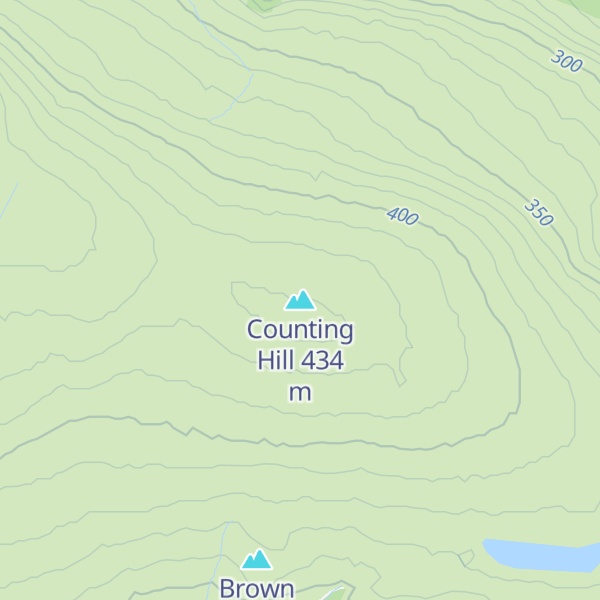 Map of Counting Hill