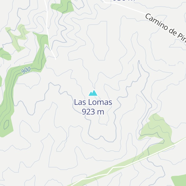 Map of Las Lomas