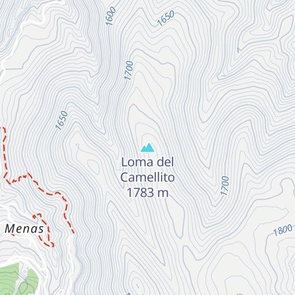 Map of Loma del Camellito