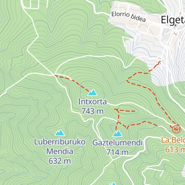 Map of Intxorta