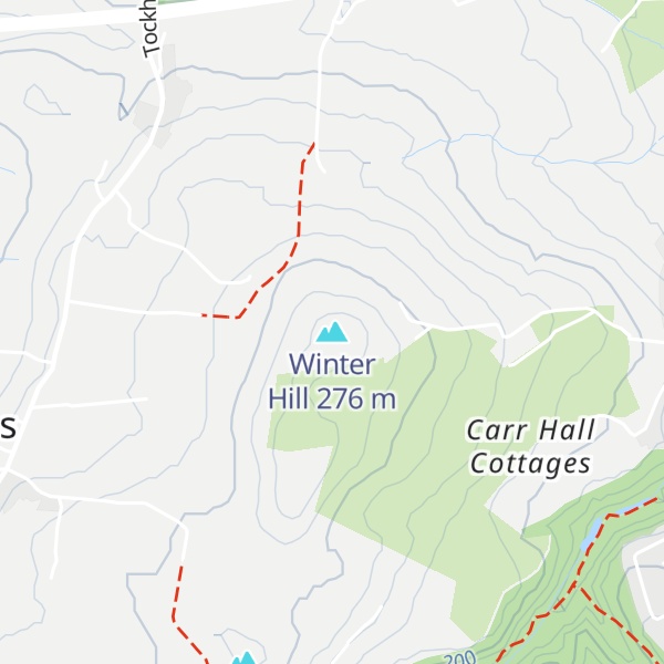 Map of Winter Hill