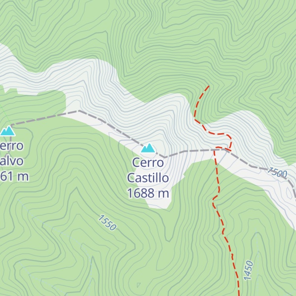 Map of Cerro Castillo