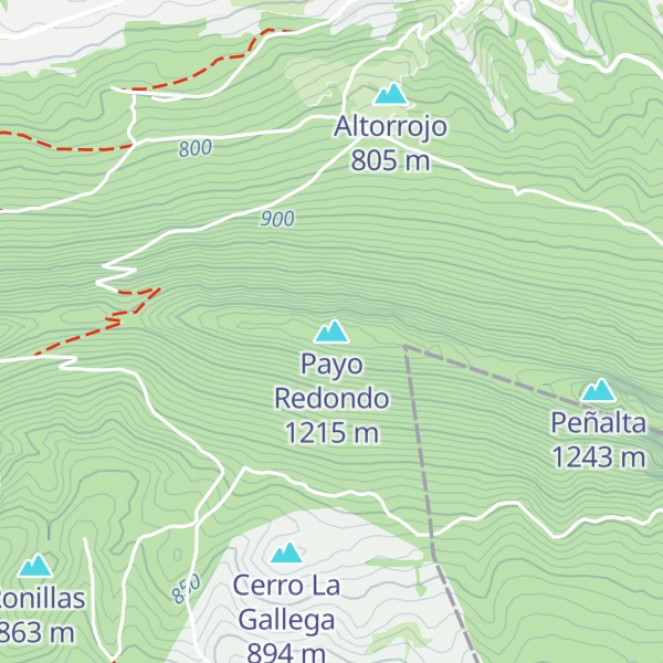 Map of Payo Redondo
