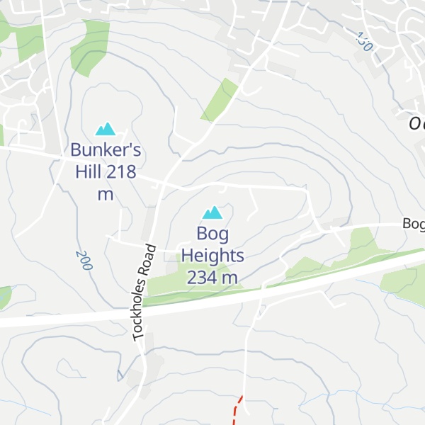 Map of Bog Heights