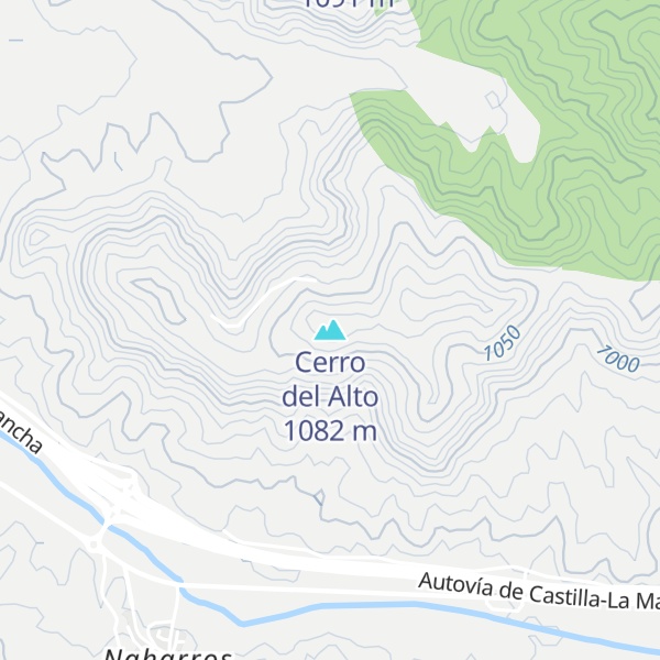 Map of Cerro del Alto