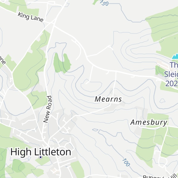 Map of Mearns Hill