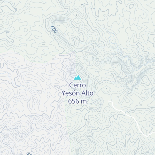 Map of Cerro Yesón Alto
