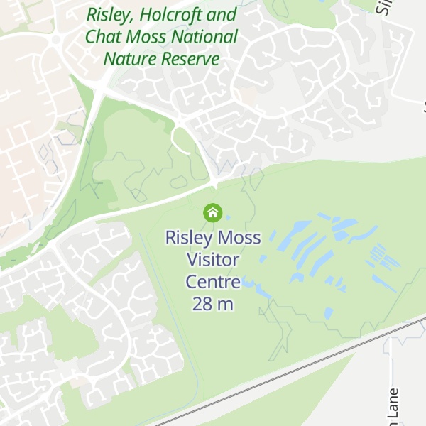 Map of Risley Moss Visitor Centre