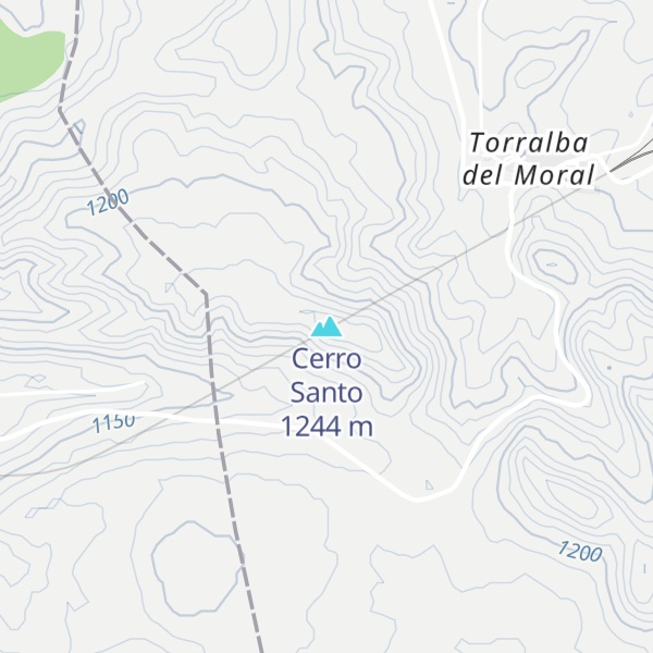 Map of Cerro Santo