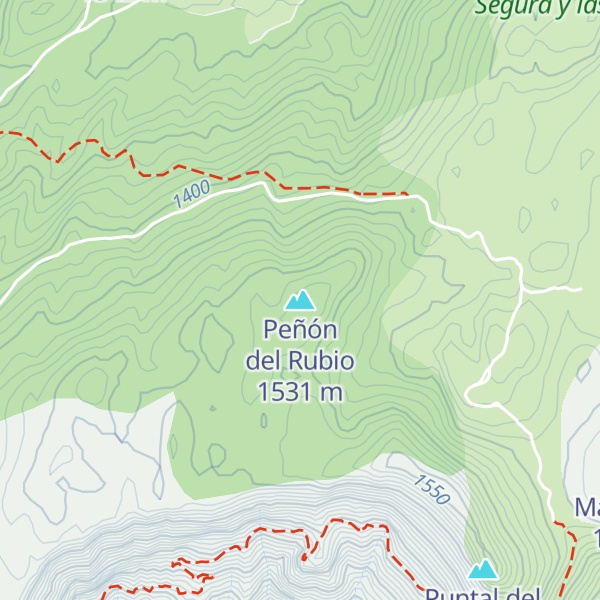 Map of Peñón del Rubio