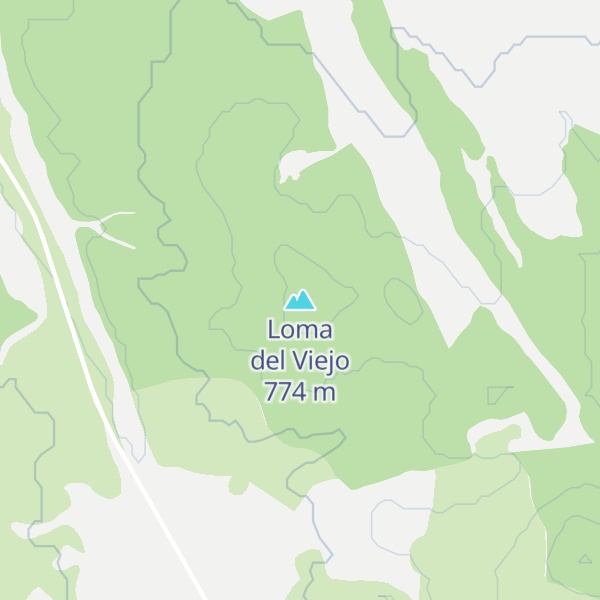 Map of Loma del Viejo