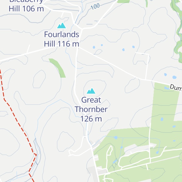 Map of Great Thornber
