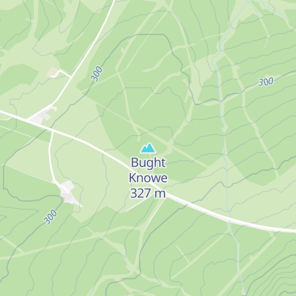 Map of Bught Knowe