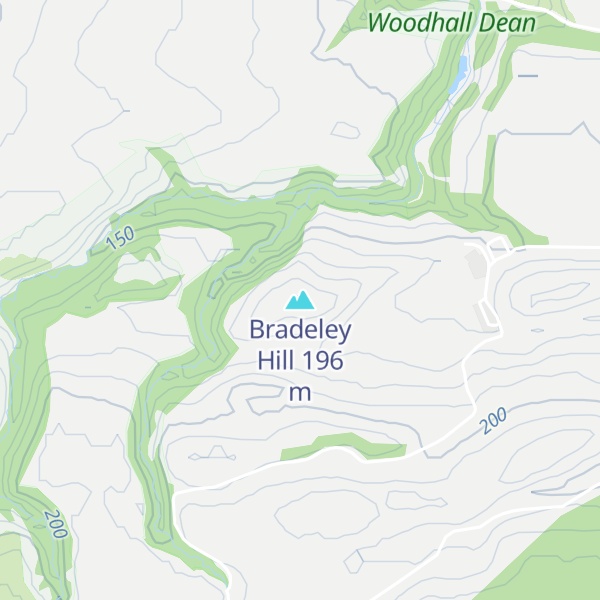Map of Bradeley Hill