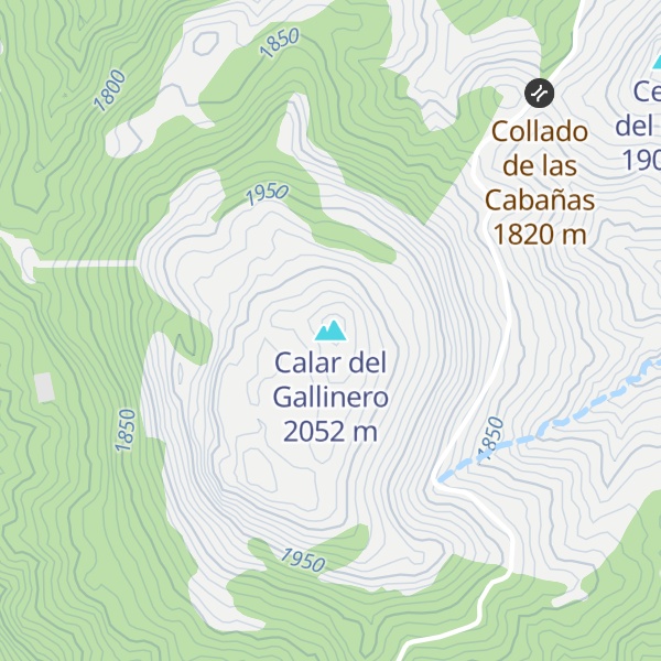 Map of Calar del Gallinero