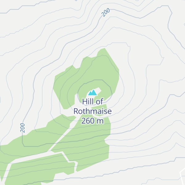 Map of Hill of Rothmaise