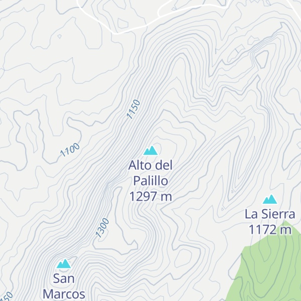 Map of Alto del Palillo
