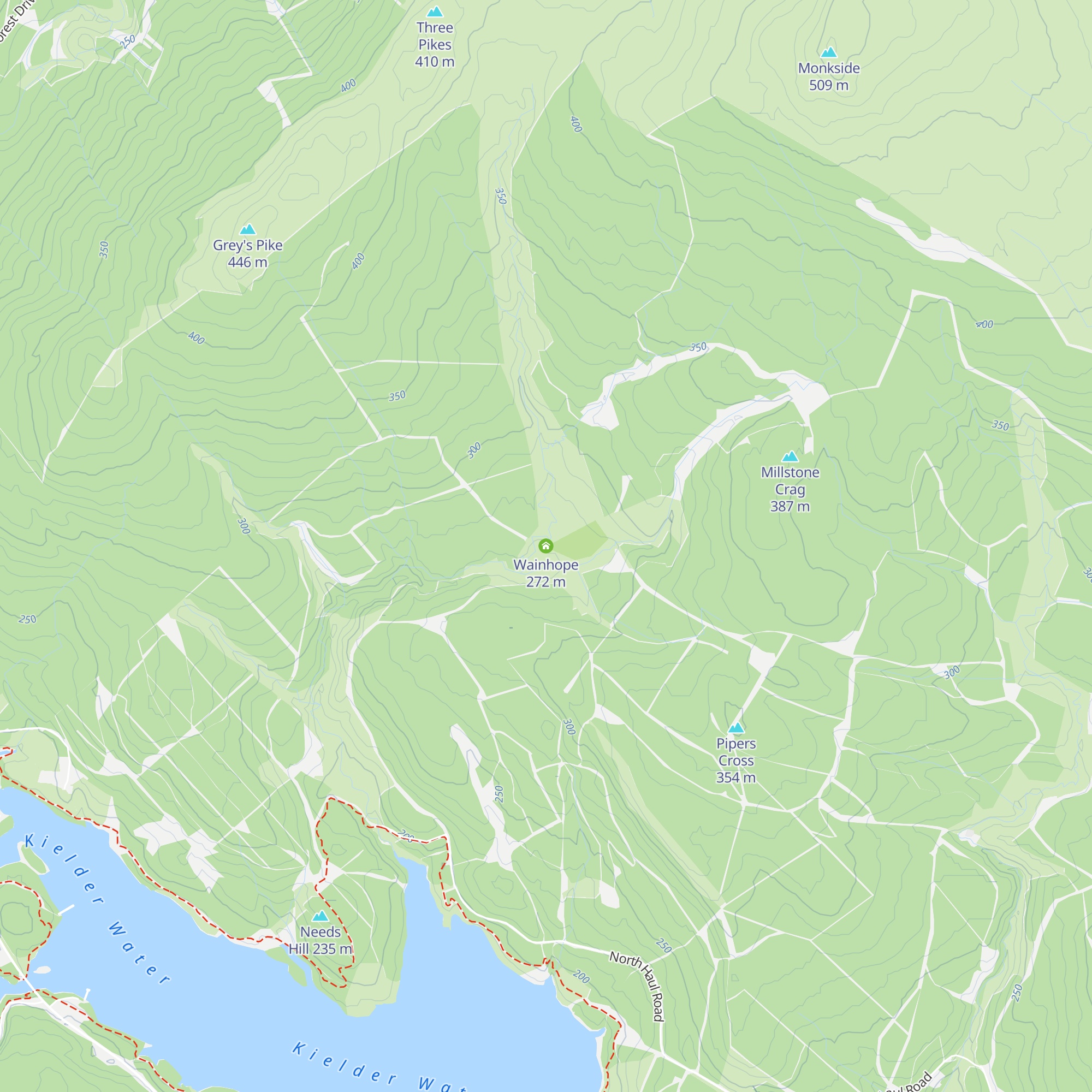 Wainhope map