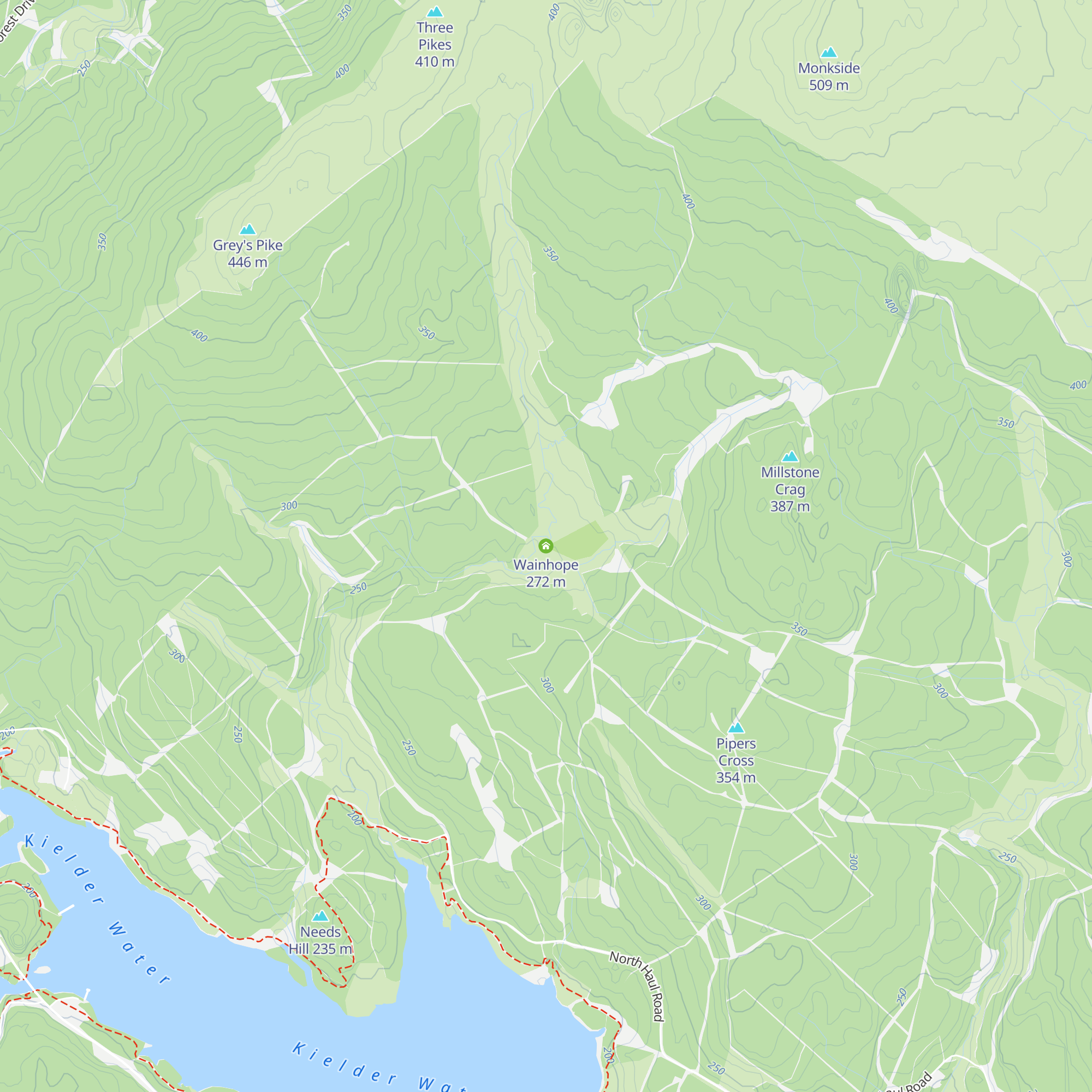 Wainhope map