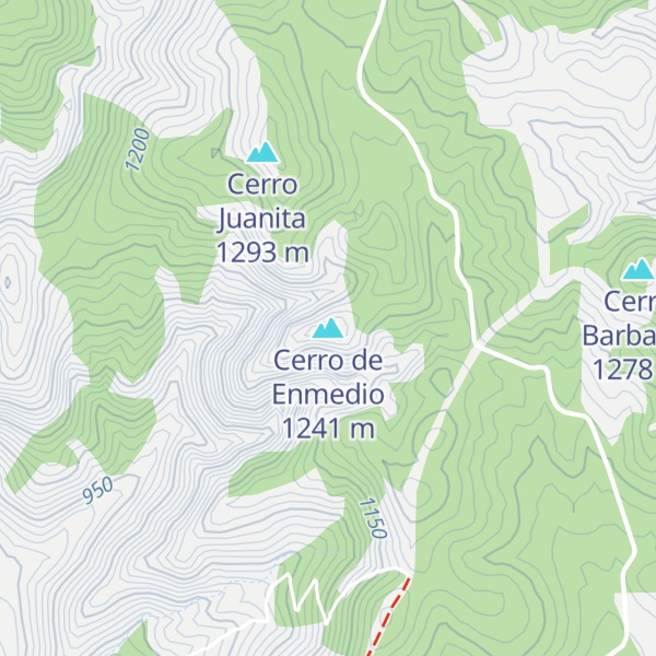 Map of Cerro de Enmedio