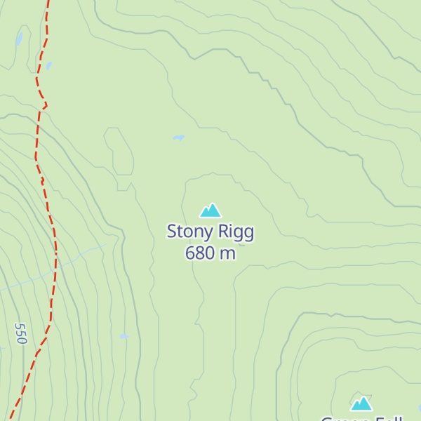 Map of Stony Rigg