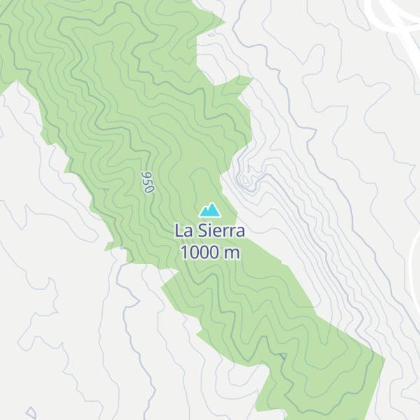 Map of La Sierra