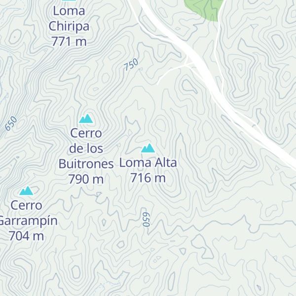 Map of Loma Alta