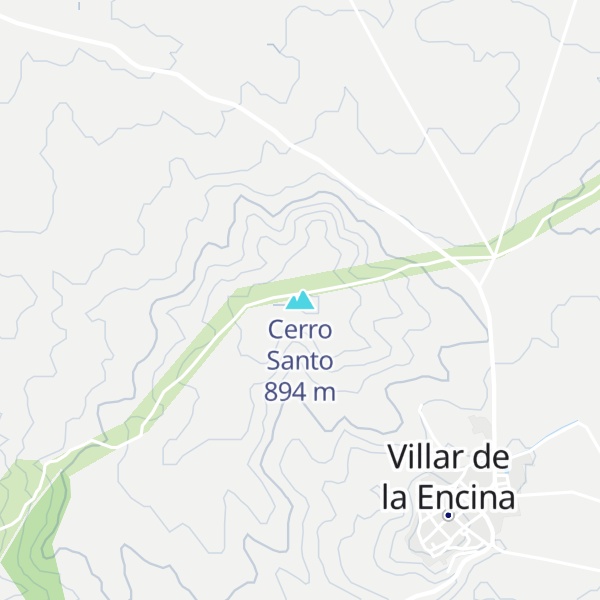 Map of Cerro Santo