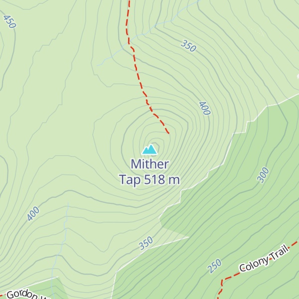 Map of Mither Tap
