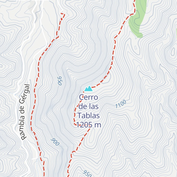 Map of Cerro de las Tablas