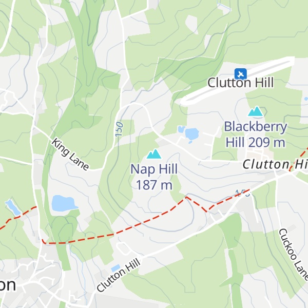 Map of Nap Hill