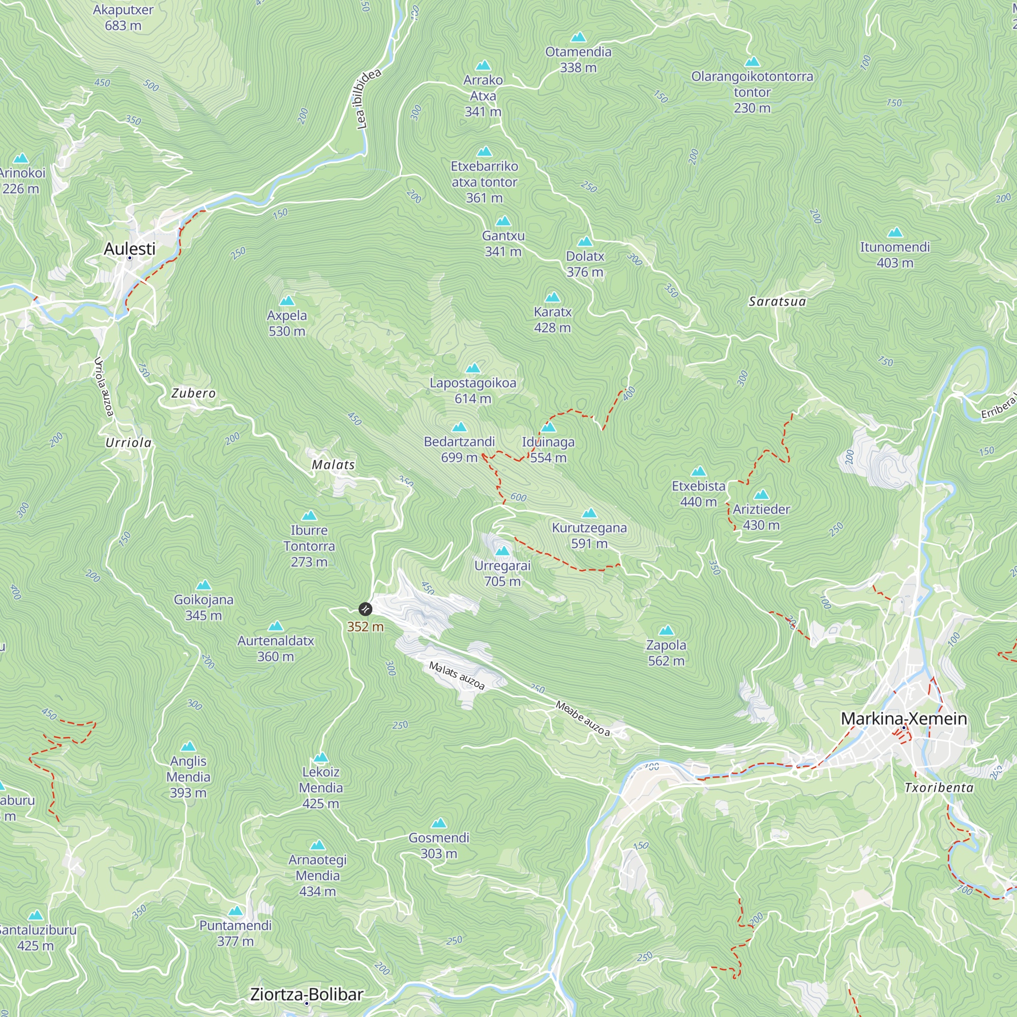 Atxagarai map