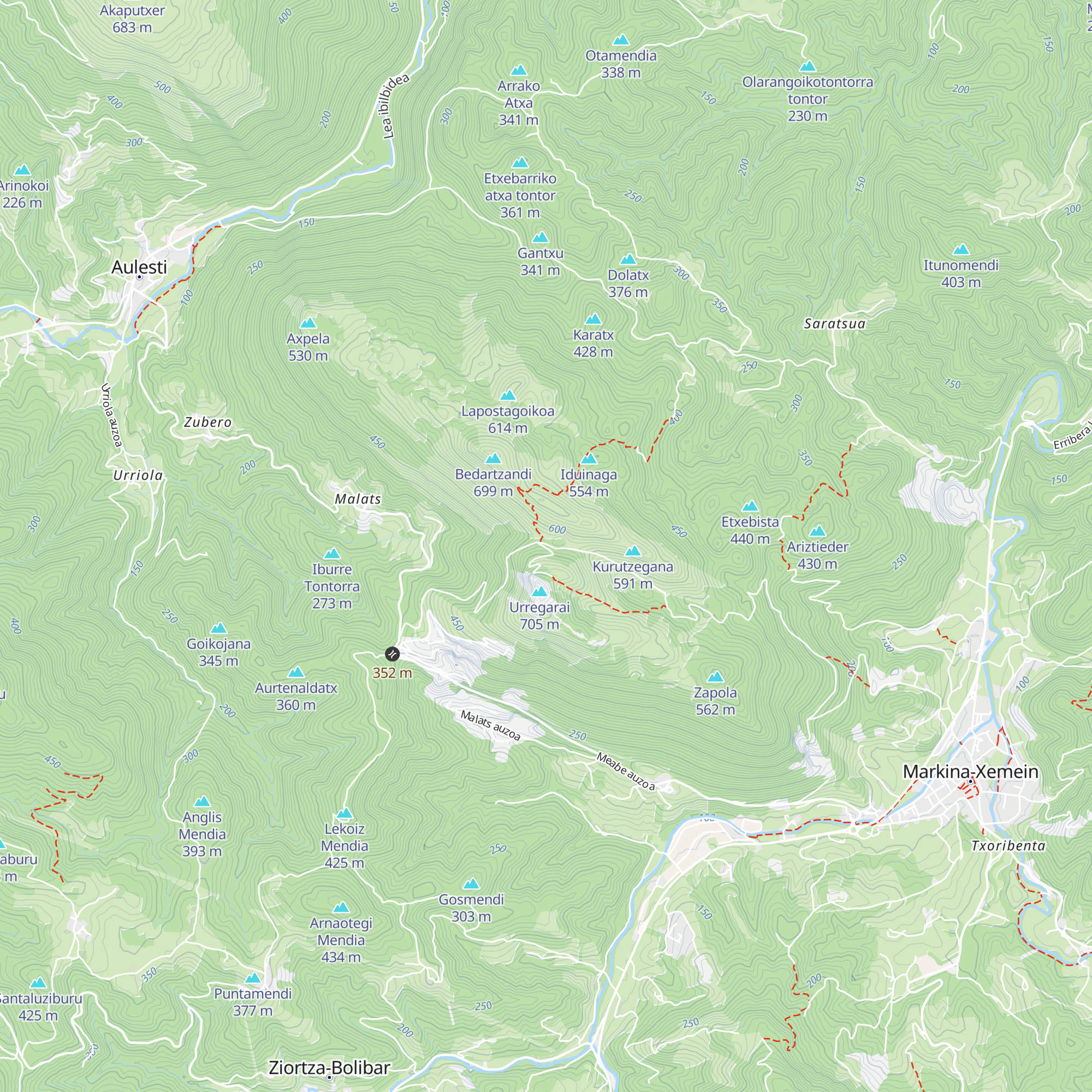 Atxagarai map