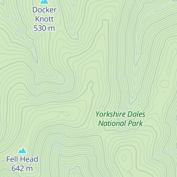 Map of Taffergill Hill