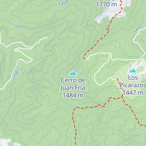 Map of Cerro de Juan Fría
