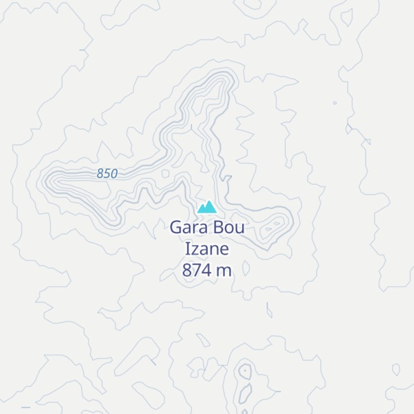 Map of Gara Bou Izane