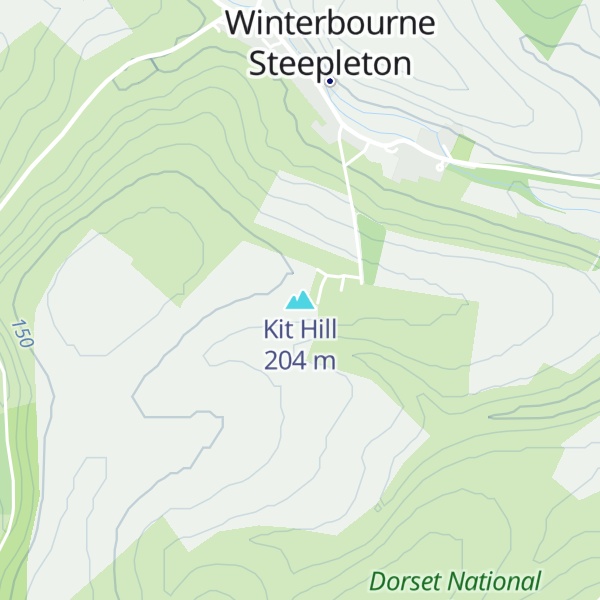 Map of Kit Hill