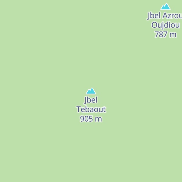 Map of Jbel Tebaout